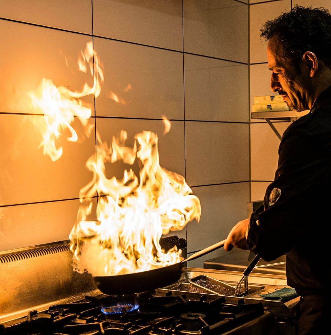 il_Pomodoro-Chefkoch_Jamal Chefkoch Jamal im il Pomodoro Langenfeld (Rheinland)